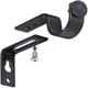 thumbnail image 2 of Set Soporte bare de perdea, Fier, 10cm, Negro, 2 of 5
