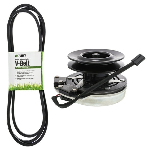 8TEN Belt PTO Clutch Kit for Cub Cadet Troy Bilt RZT50 Mustang XP MK1006351