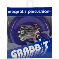 Grabbit Magnetic Pincushion W/50 Pins-Purple