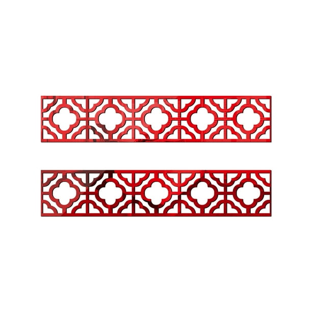 XWSHYW Pegatinas de Pared Pegatina de Pared Extraíble de Acrílico con Espejo 3D para Decoración Del Hogar