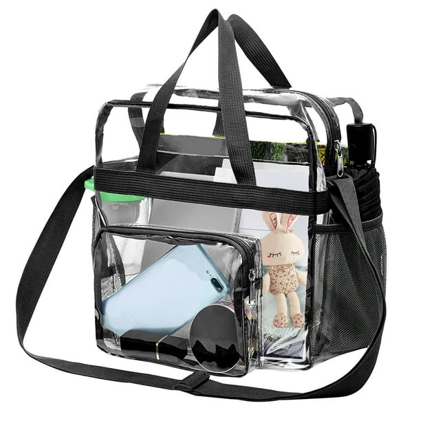 EEEkit Clear Bag Stadium Approved, EEEkit Transparent Zippered Tote