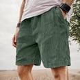 thumbnail image 2 of Gyexs Casual Shorts for Men Men 9 Inch Chino Cotton Shorts Gym Soft Breathable Summer Shorts Summer Clothes Dark Green, Size XL, 2 of 5