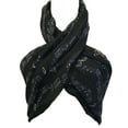 thumbnail image 5 of Wrapables? Lightweight Musical Notes Infinity Scarf, Black, 5 of 7