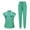 Apple Green, variant on Scrubs Set for Women Nurse Uniform Jogger Set Stretch Top & Pants with Multi Pocket for Nurse Workwear