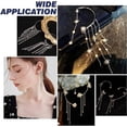 thumbnail image 3 of 12Pcs 2 Color DIY Ear Cuff Brass Earring Cuffs Tassel Ear Wrap Earring Cuffs Accessaries with 2 Loop 53mm Long Ear Cuff, 3 of 9