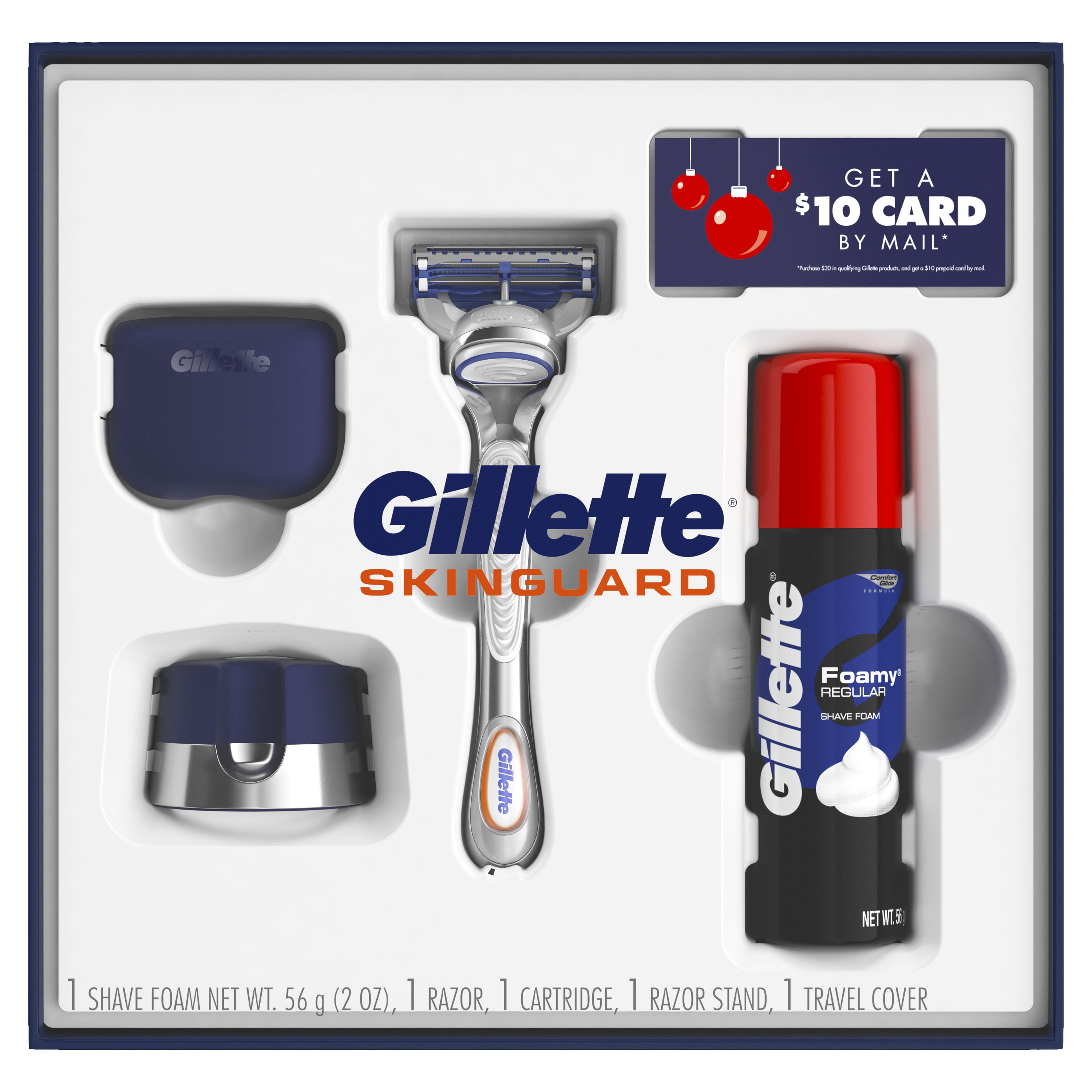 Gillette SkinGuard Men’s Razor Shave Care Holiday Gift Set