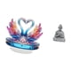 thumbnail image 5 of Estatua de escultura de cisne,Escultura de cisne para decoración del hogar Adorno de San Valentín,Estatua de ganso,figura acrílica,artesanía coleccionable,Estatua de mono,Estatua de Buda, 5 of 8