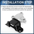 thumbnail image 3 of Unique Bargains Engine Motor Mount, Engine Mounting No.50850T7J003 for Honda XR-V RU5 1.8L 2014-2019 Silver Tone, 1 Pc, 3 of 6