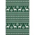 thumbnail image 2 of Addison Rugs Mayfield Premium Machine Washable Transitional Holiday Green Rectangle Rug, 2'6" x 3'10", 2 of 7