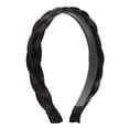thumbnail image 1 of Diadema trenzada Unique Bargains de cabello sintético Negro marrón 1 pieza 12.8x2.8cm, 1 of 7