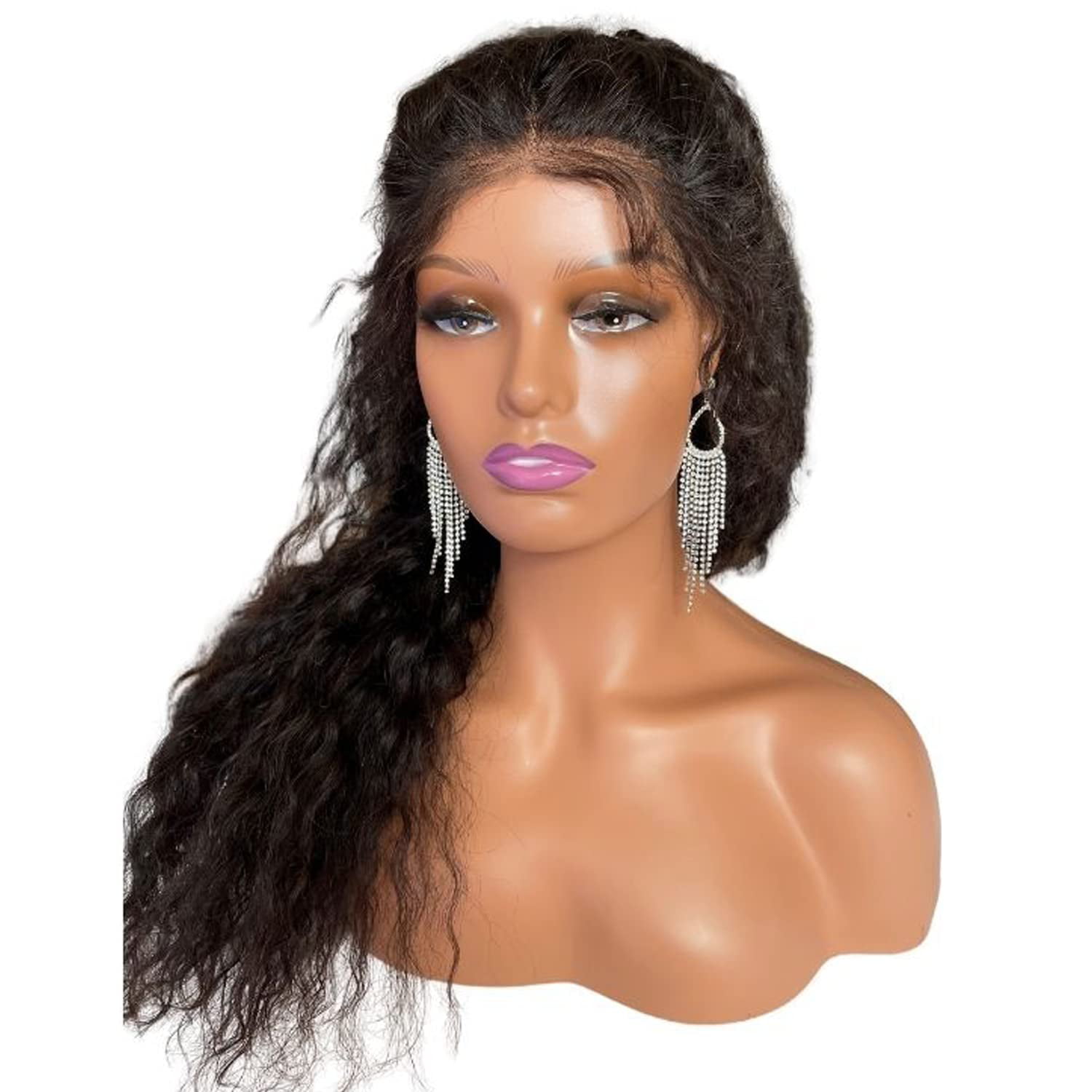 Buy SF-2 Female mannequin full body manikin with 2 free long curly wigs  (dark brown and black) and metal stand Head and arms can be rotated Online  at desertcartEcuador