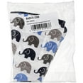 thumbnail image 2 of Bacati Blue and Grey Elephants Nursing Pillow Cover, 2 of 6