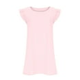 thumbnail image 5 of Penkiiy Women's Fashion Solid Color Comfortable Loose Sleeveless Casual Tops Dress Mathers Day Gifts XXL Pink 2023 Summer Deal, 5 of 9