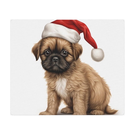 DistinctInk Mouse Pad - 1/4" Foam Rubber - Brussel Griffon Puppy Drawing