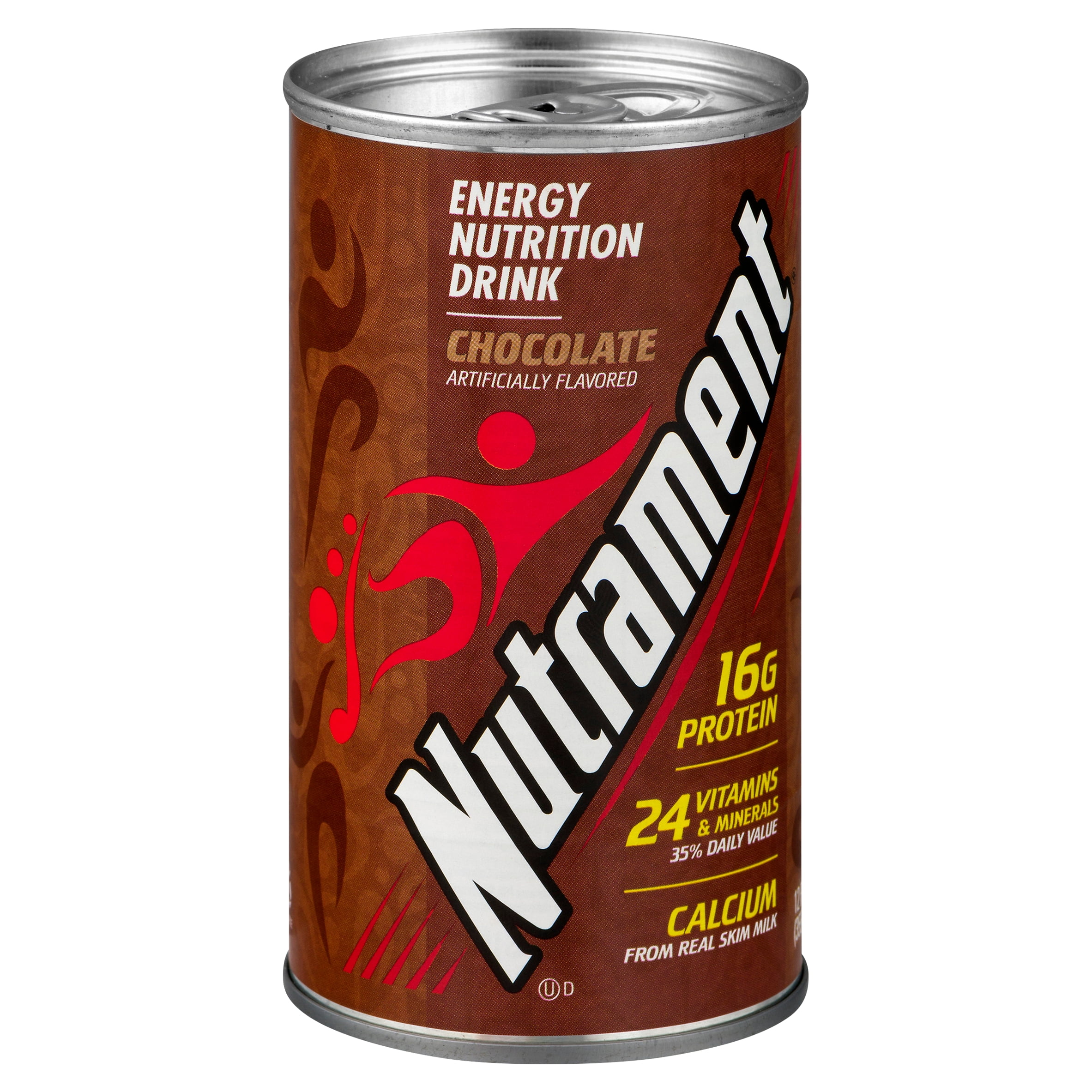 Nutrament Chocolate Nutrition Drink, Energy Drink with Vitamins ...