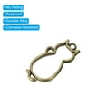 thumbnail image 4 of Uxcell Cat Shaped Alloy Open Back Bezel Pendants Hollow Resin Frame for DIY Crafts, Bronze 10 Pack, 4 of 5