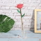 thumbnail image 5 of Soporte de exhibición de rosas, base transparente de flores artificiales en forma de corazón para decoración de la habitación del hogar, 5 of 8