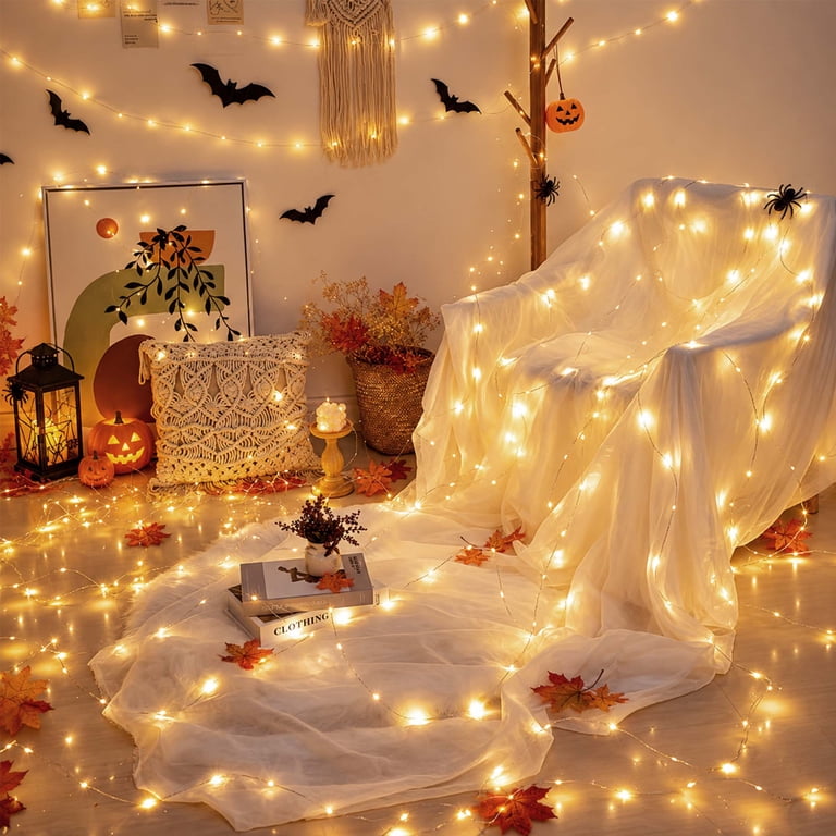 Warm White Fairy String Lights Battery Operated 12 Pack photo 4