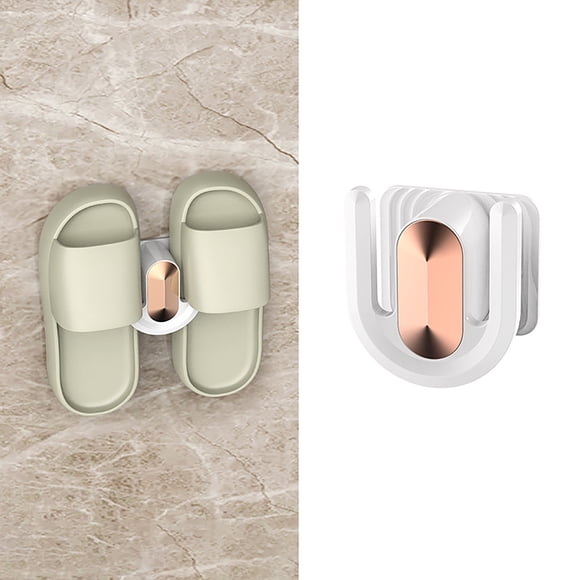 Rentrée des Classes! mtvxesu Organisation Murale, Support de Pantoufles Sans Perçage pour Salle de Bain Sandales et Pantoufles Égouttoir Support de Rangement Porte Arrière Support à Chaussures Support Petite Étagère de Rangement Étagère Rangement Liquidation