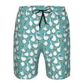 thumbnail image 4 of Naloa Cartoon Funny Goose Men's Beach Shorts, Surfing shorts, Swim trunks, Quick Dry Swim Trunks for Surfing Beach Fun - Large, 4 of 9