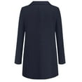 thumbnail image 5 of Yigetop Suit Jackets for Women, Turn Down Collar Tie Up Women Elegant Lady Long Sleeve with Belt Professional Blazers for Women Dark Blue 2XL, 5 of 6