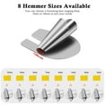 thumbnail image 4 of Sewing Rolled Hemmer Foot, 3/4/5/6/7/8/9/10mm Rolled Hem Presser Foot, 8 Sizes Wide Hemming Machine Rolled Hem Pressure Foot Hand Industrial Sewing Machine Sewing Accessories, 4 of 5