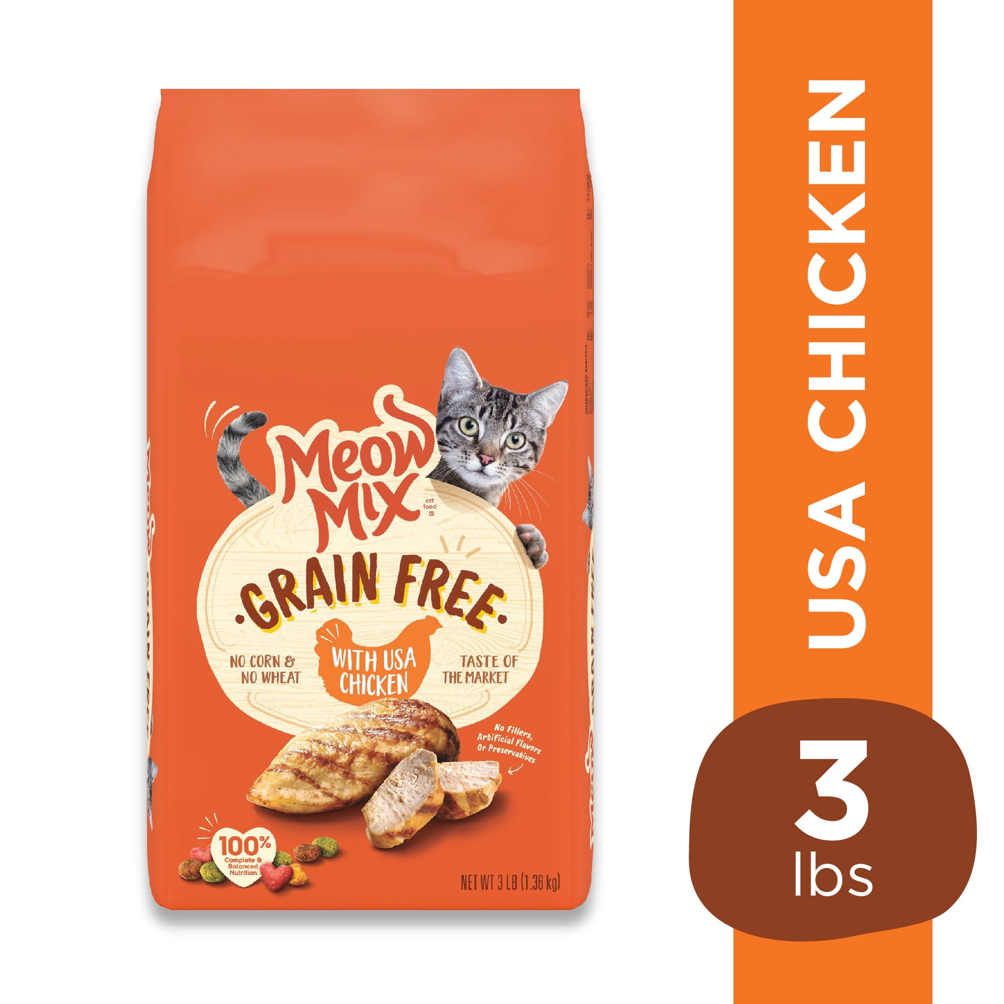 grain free dry cat food walmart