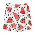thumbnail image 4 of Odeerbi 5-14 Años Niños Niñas Verano Pantalones Cortos Estampados Sandía Pantalones Cortos Deportivos Workout Pantalones Cortos Transpirables Sueltos Con Bolsillos, 4 of 5
