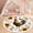 Color 4, variant on Washable Non Slip 4ft Round Rug, Highland Cow Floral Soft Pastels Circle Area Rugs with Tassels Carpet for Nursery Bedroom Living Room Playroom Tent rug Tent Castle