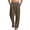 DarkBrown, variant on Linen Men Pants Elastic Waist Drawstring Pants for Men Casual Beach Men Pants with Pocket