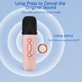 thumbnail image 3 of Portable Microphone Sound Box Set Mini Karaoke Machine Bt Speaker With 2 Microphones Home Outdoor, 3 of 5