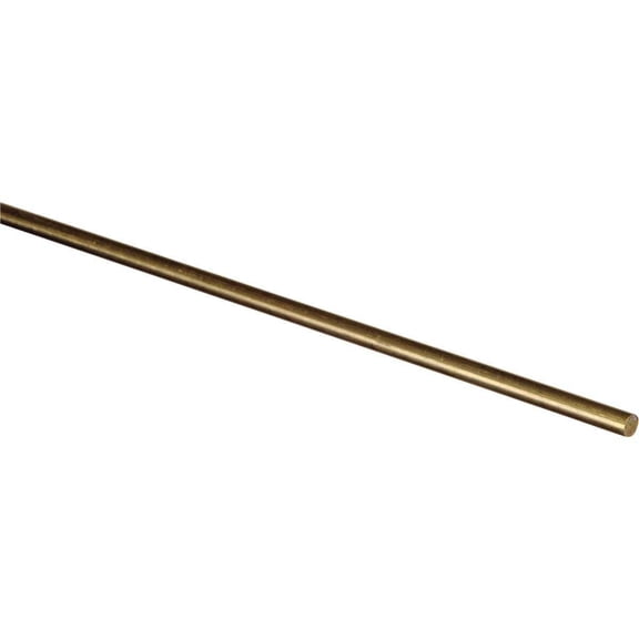 STEELWORKS BOLTMASTER 11518 Brass Round Rod, 3/16 x 36"