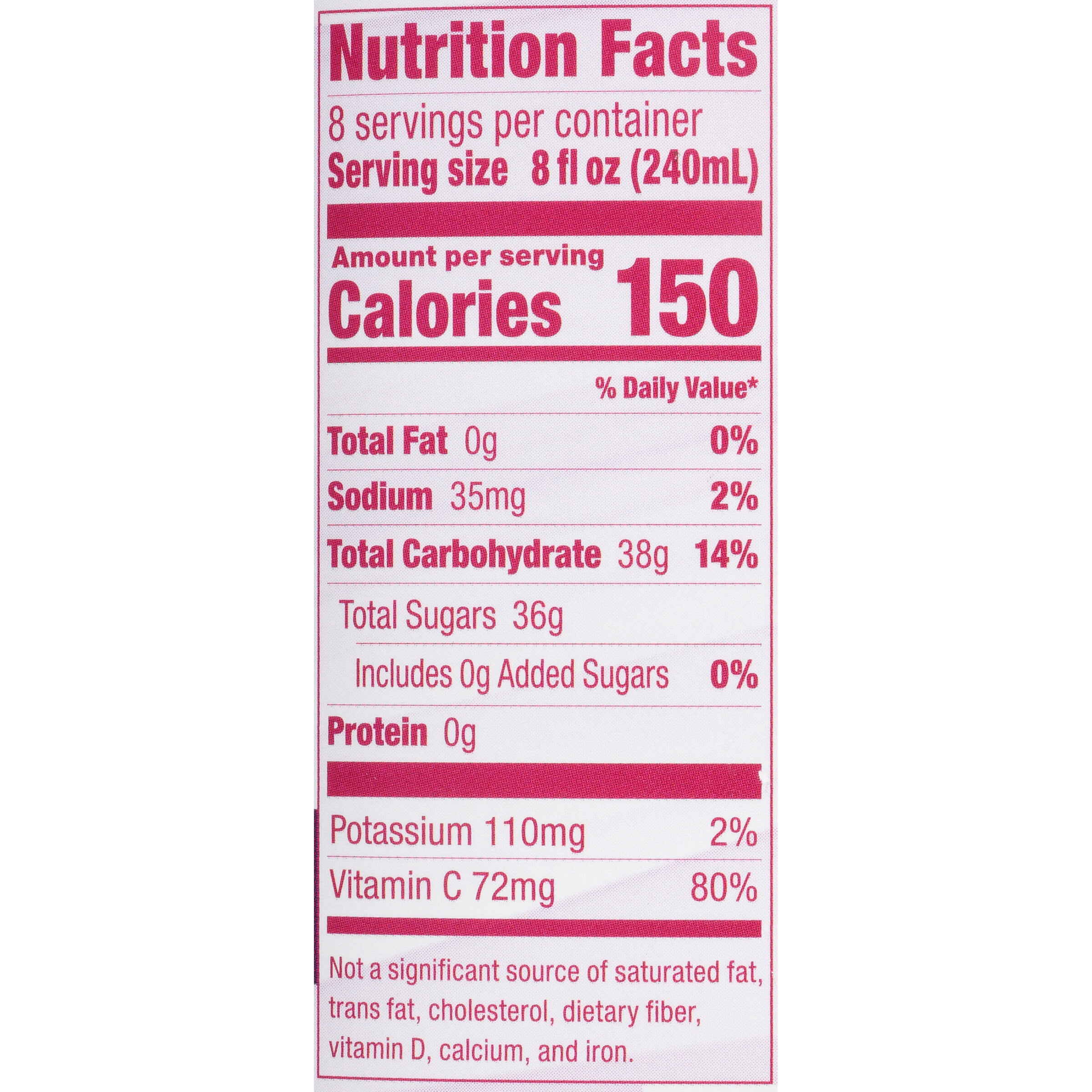 (4 pack) Old Orchard® Grape 100% Juice 64 fl. oz. Bottle