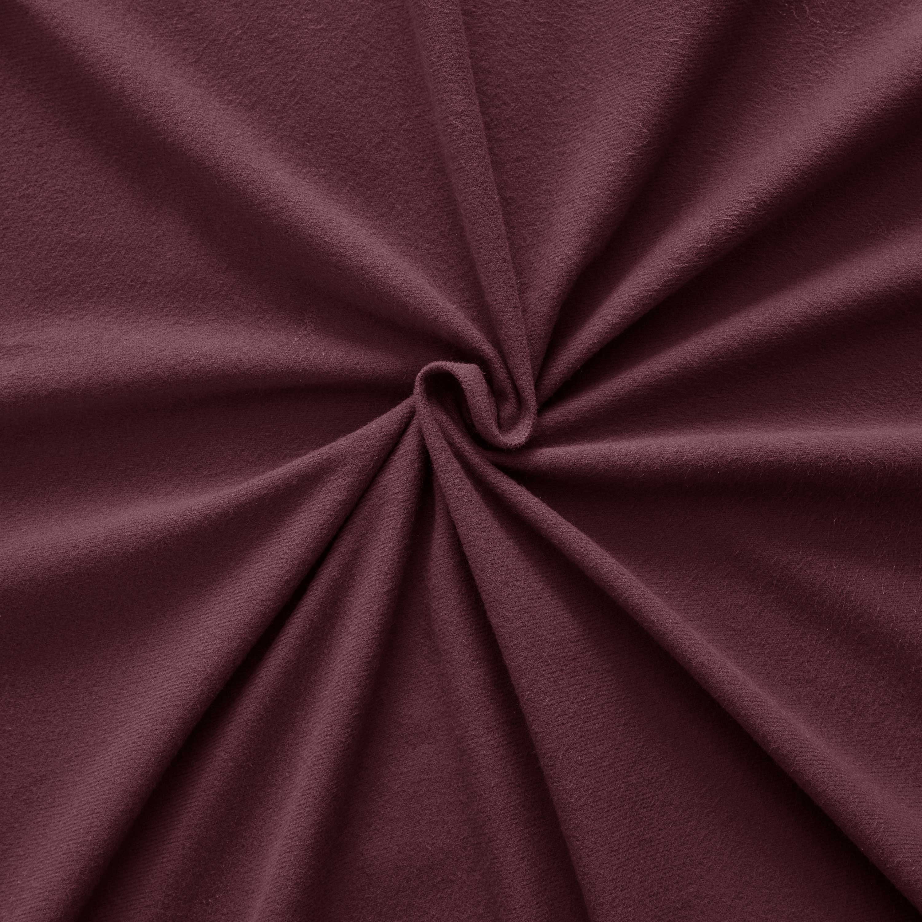 Sweet Home Collection Flannel Sheet Set Burgundy King