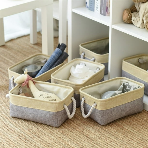 Storage Bin Multi Purpose Organizer Basket with Handles for