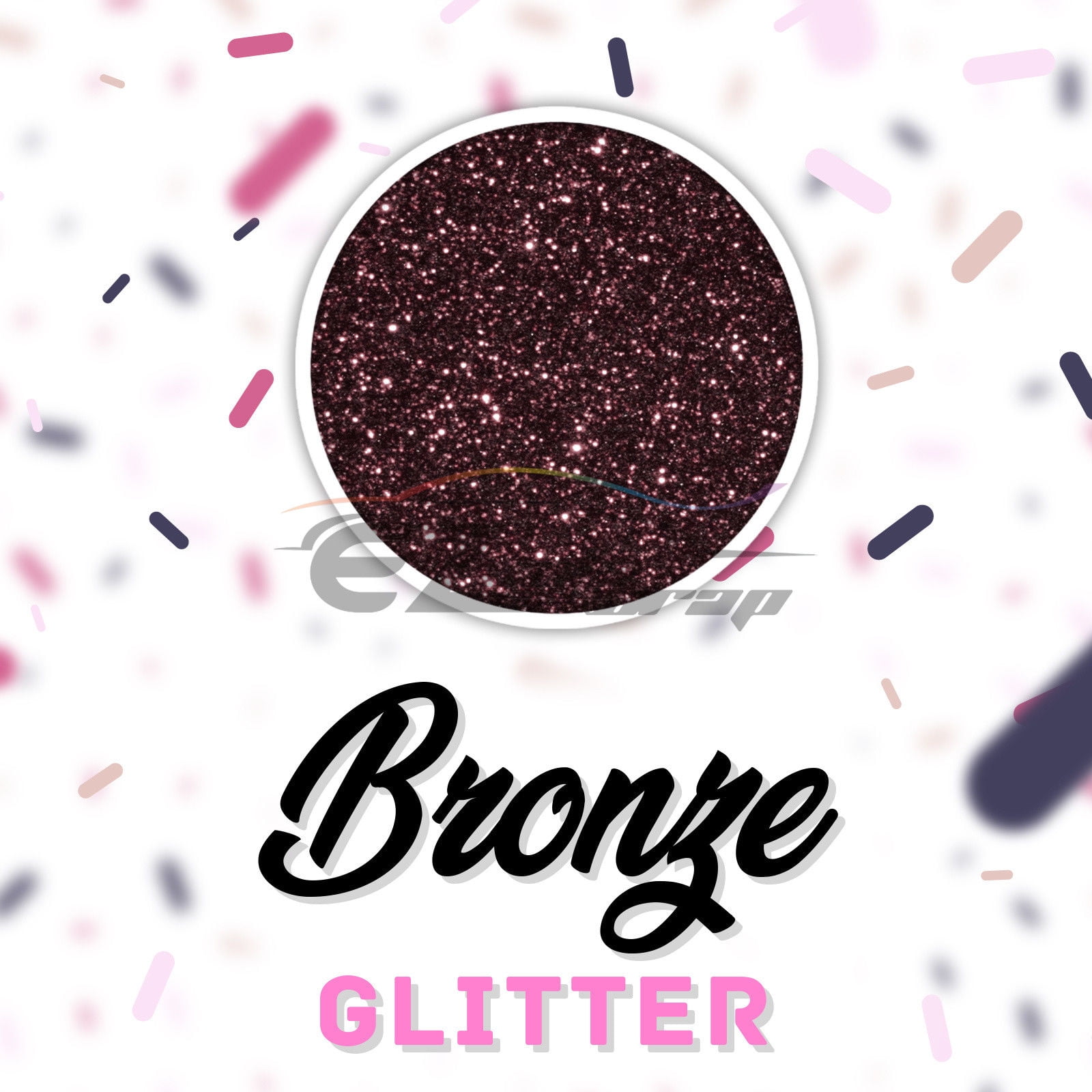 ESSMO Bronze Glitter Heat Transfer Vinyl HTV Sheet T-Shirt 20" Wide Iron On Heat Press DG14 20"x108"