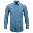 thumbnail image 2 of Manchester Camisa de Vestir Regular Fit  Gris Acero, 17.5" Cuello 35" Manga Manchester 5004W, 2 of 4