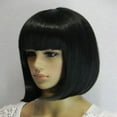 thumbnail image 5 of Hot! New! WEIWEIGG Brazilian Black Short Wig, Straight Wig for Women, Glueless Lace Front, Human Hair Wig, Natural Look, Breathable, Durable for Daliy Use, 5 of 6