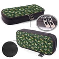 thumbnail image 4 of Vsdgher Cartoon Car Print Pen Case Leather Pencil Pouch Markers Holder Big Capacity Bag with Zippered Pocket for Stationery Tool, 4 of 6