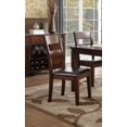 thumbnail image 3 of Topline Home Furnishings Burnished Espresso 6pc Dining Set, 3 of 3