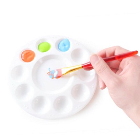 10-Well Round Plastic Palette