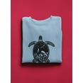 thumbnail image 3 of Sea Turtle Bold Silhouette Sweatshirt Men -Image by Shutterstock, Male 3X-Large, 3 of 4