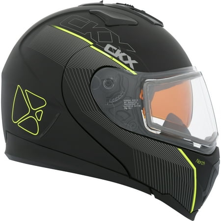 CKX North Tranz 1.5 RSV Modular Helmet, Winter Double (Best Modular Snowmobile Helmet)