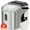 Sliver-29 Lbs Bullet Ice, variant on 26 Pound Bullet Ice Machine And Mini Refrigerator, Compact And Portable, Self-Cleaning Sonic Ice Maker with Ice Scoop And Basket, Perfect for Backyard BBQ, Camping, Outdoor Party, Kitchen, Black