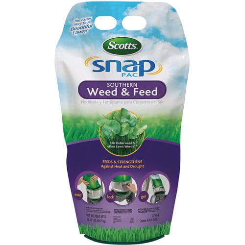 Scotts Snap Pac Southern Weed & Feed, 14.14 lbs., Covers up to 4,000 sq