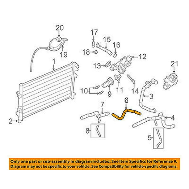 2010 dodge journey cooling system diagram
