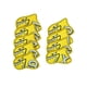 thumbnail image 3 of Juego de 9 fundas de neopreno para palos de golf, protección moderna. Amarillo, 3 of 9