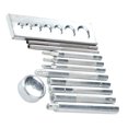 thumbnail image 2 of Sonew Snap Button Punch Base Set Stainless Leather Setting Tool Fo Hole Install Button, 2 of 8