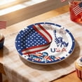 thumbnail image 1 of Patriotic Independence Day Paper Plates and Cups Set, Multicolor Party Tableware, Food-Grade Disposable Design, 1-Piece, 1 of 6