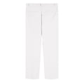 thumbnail image 5 of Men's Cotton Linen Elastic Waist Solid Color Casual Pants, Breathable Comfortable Trousers for Daily Relaxation and Wear,White,M, 5 of 6